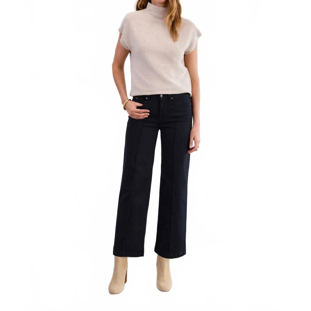 NEW FDJ olivia wide leg jeans in black
